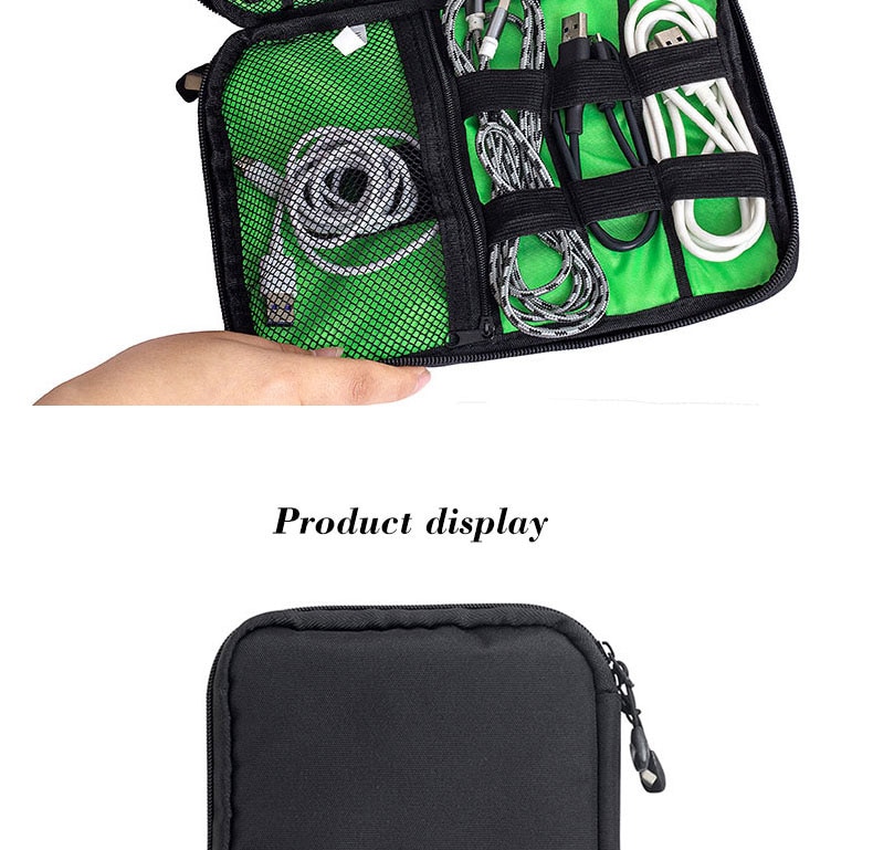 Digital Storage Bag USB Data Cable Organizer For Earphone Wire Bag Pen Power Bank Travel Kit Case Pouch Electronics Accessories