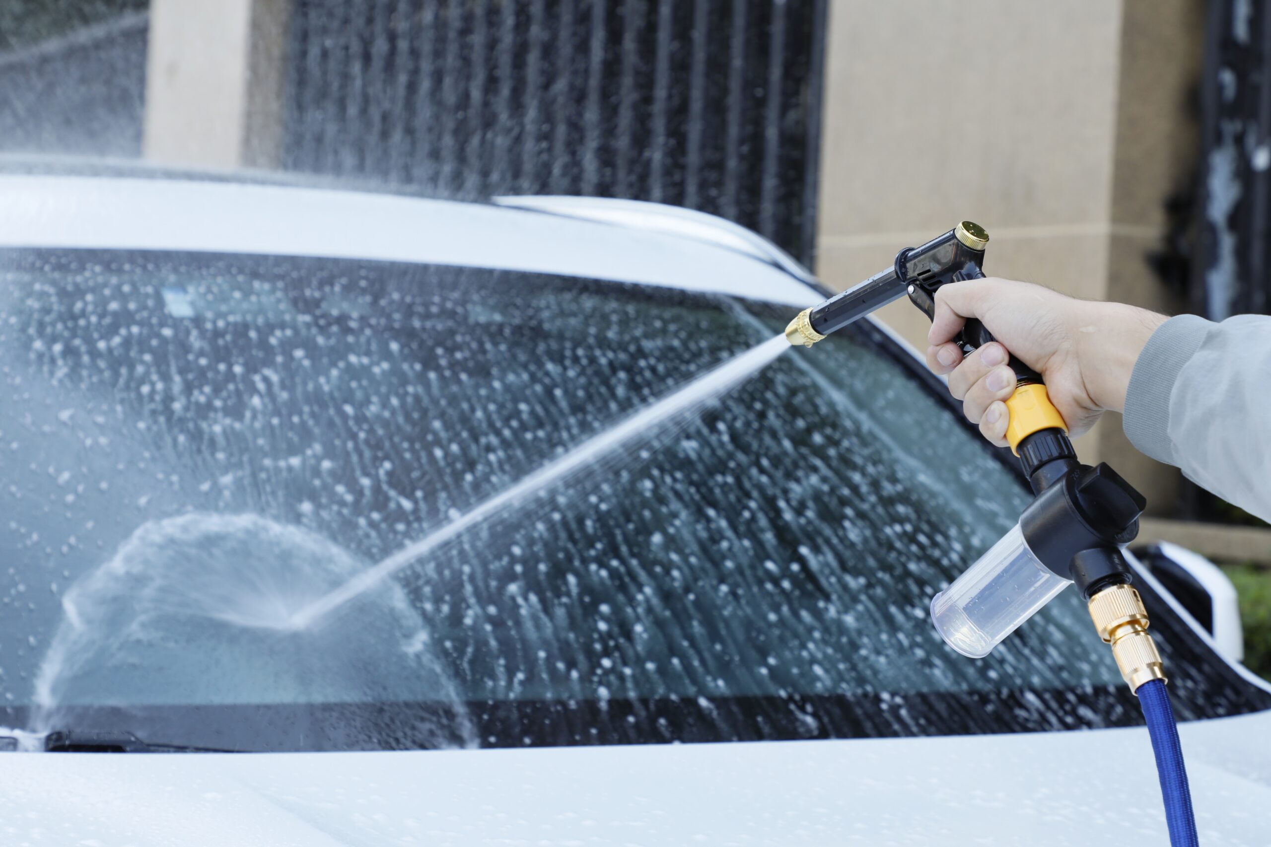 Portable High-Pressure Water Gun For Cleaning Car Wash Machine Garden Watering Hose Nozzle Sprinkler Foam Water Gun Wholesale