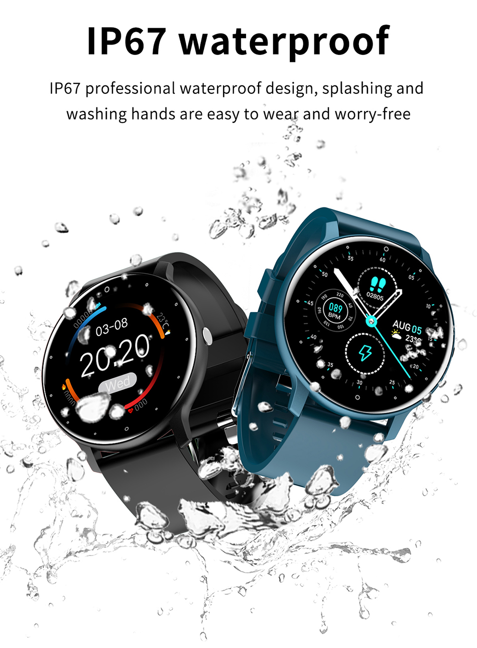 2022 Smart Watch Men Women Full Touch Screen Sport Fitness Watch Man IP67 Waterproof Bluetooth For Android IOS Smartwatch Men