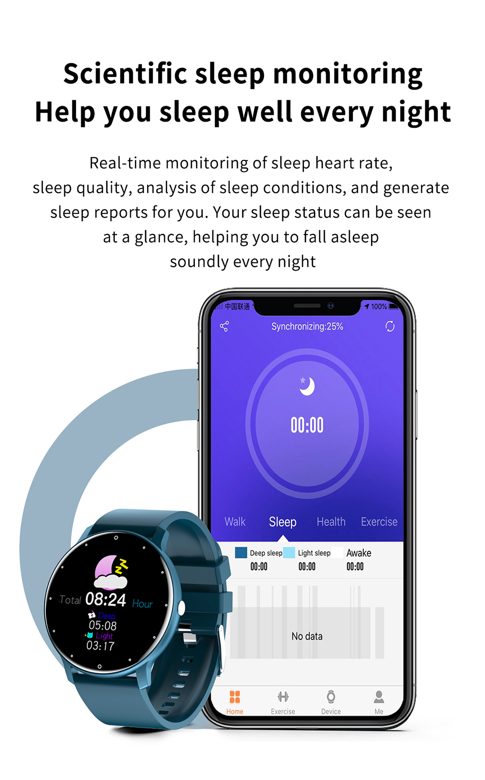 2022 Smart Watch Men Women Full Touch Screen Sport Fitness Watch Man IP67 Waterproof Bluetooth For Android IOS Smartwatch Men