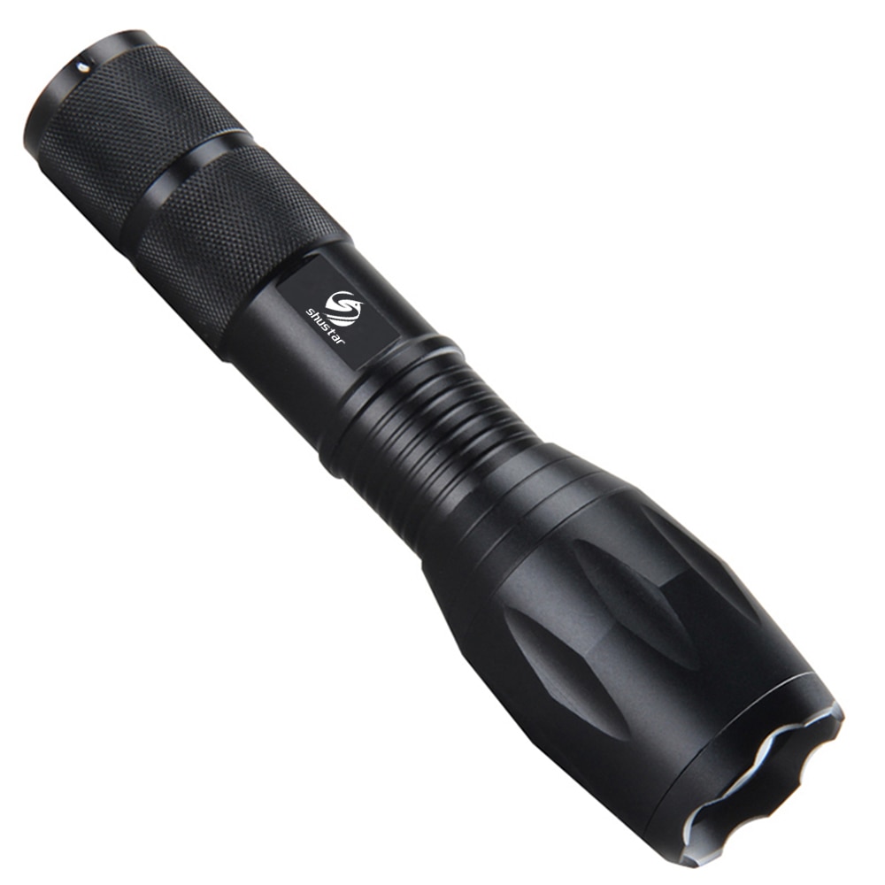 Super bright LED Flashlight Zoomable Torch 5 lighting modes Aluminum Alloy Camping Light Waterproof material