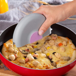 Round Roller Stainless Steel Pancake Pizza  Knife