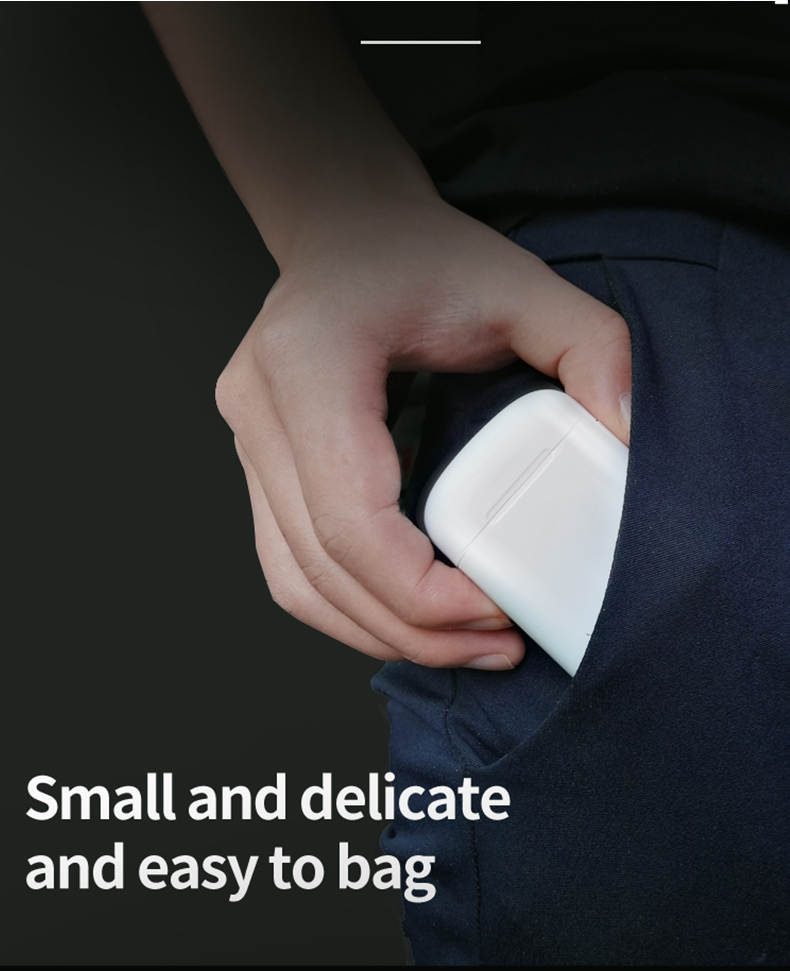 Bluetooth 5.0 mini True Wireless Earbuds with Charging Box Waterproof Earphone Volume Control Mini TWS Headphone for Sports