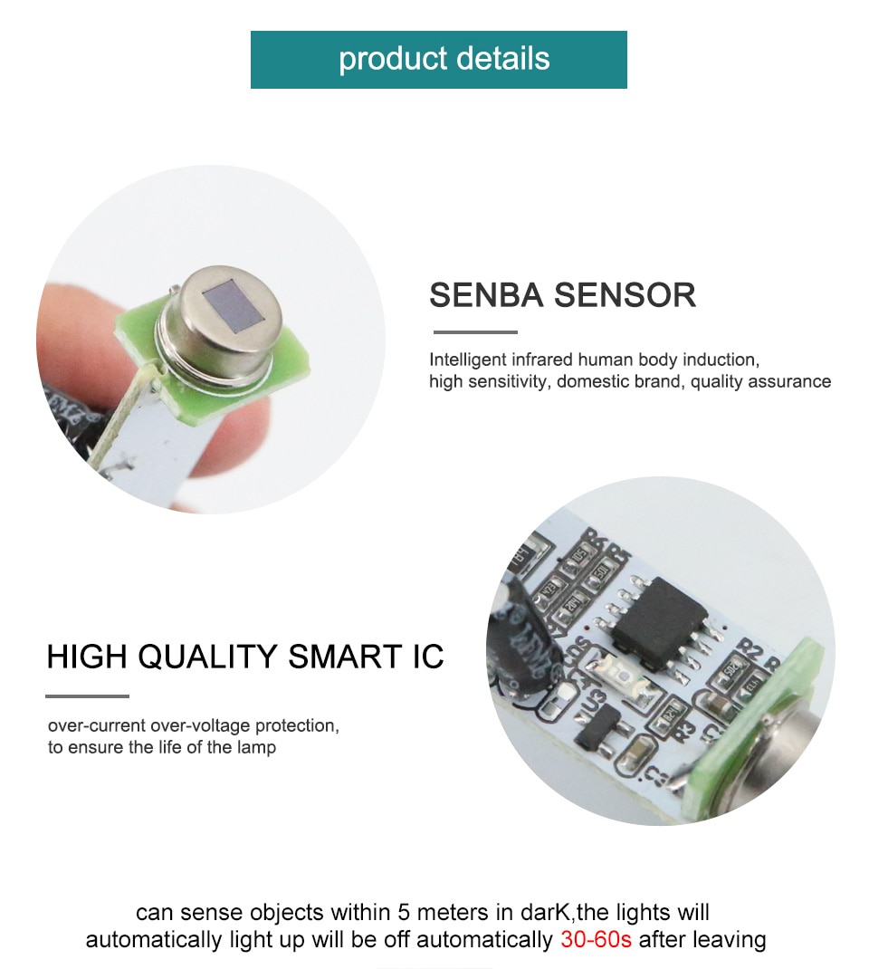 12W PIR Motion Sensor Light Bulb Ampoule LED E27 IP42 Outdoor Lighting Wall Lamp Dusk to Dawn Day Night Porch Light