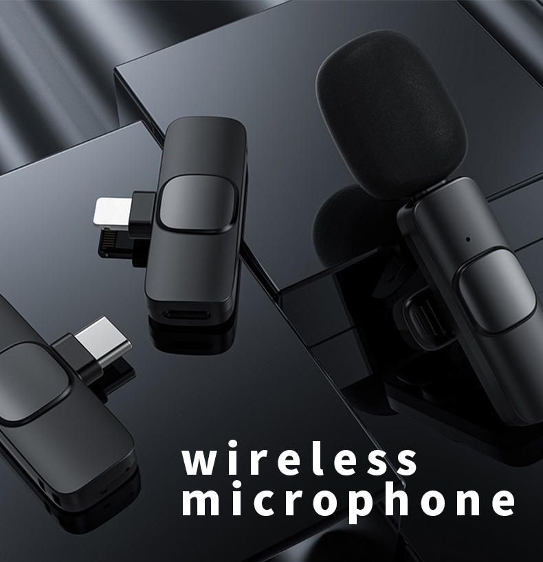 Wireless lavalier microphone private model K1 live broadcast microphone with noise reduction and small microphone