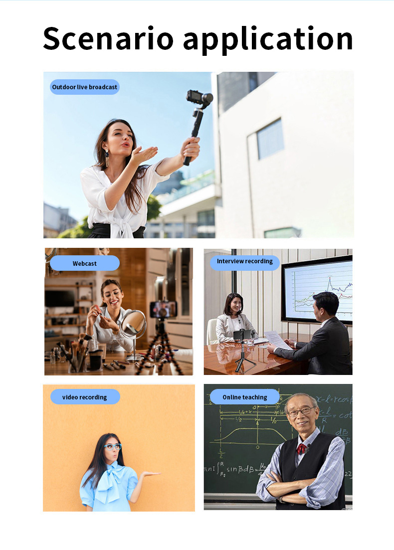 Wireless lavalier microphone private model K1 live broadcast microphone with noise reduction and small microphone