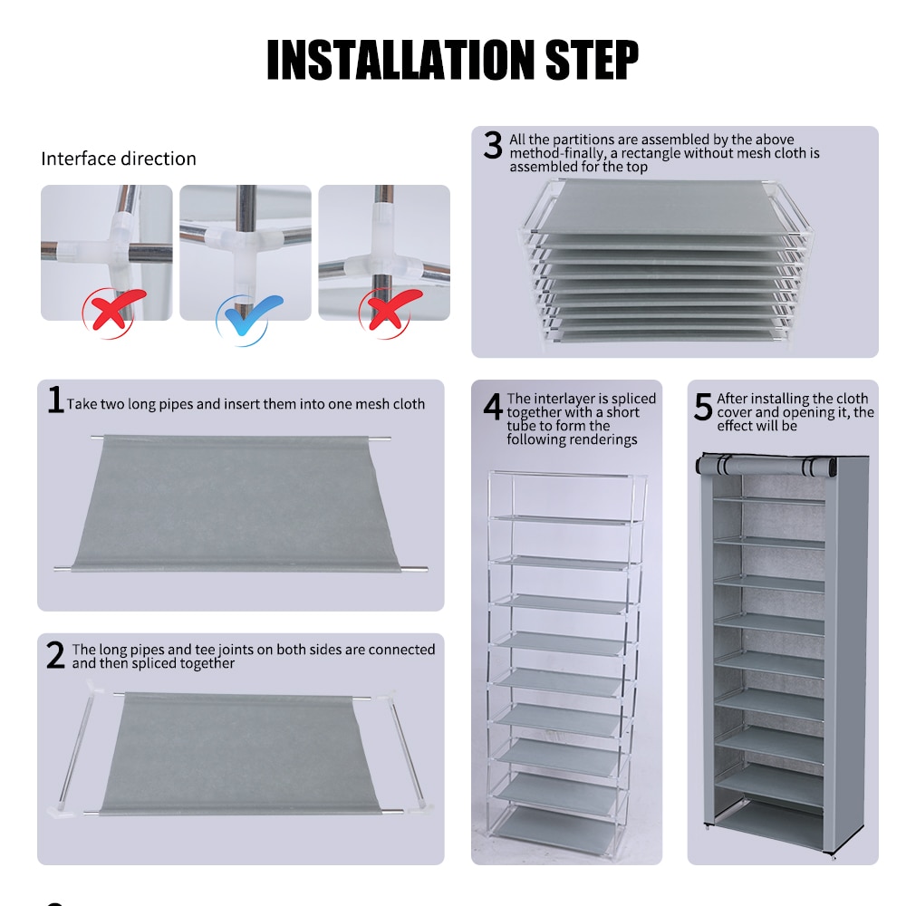 Door Hanging Multi-layer Shoe Rack Wall-mounted Space-saving Shoe Storage Box Behind The Door Simple Household Shoe Cabinet