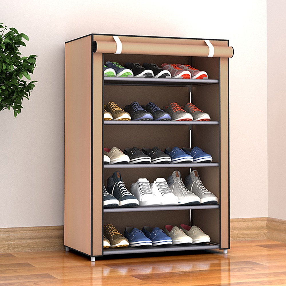 Door Hanging Multi-layer Shoe Rack Wall-mounted Space-saving Shoe Storage Box Behind The Door Simple Household Shoe Cabinet
