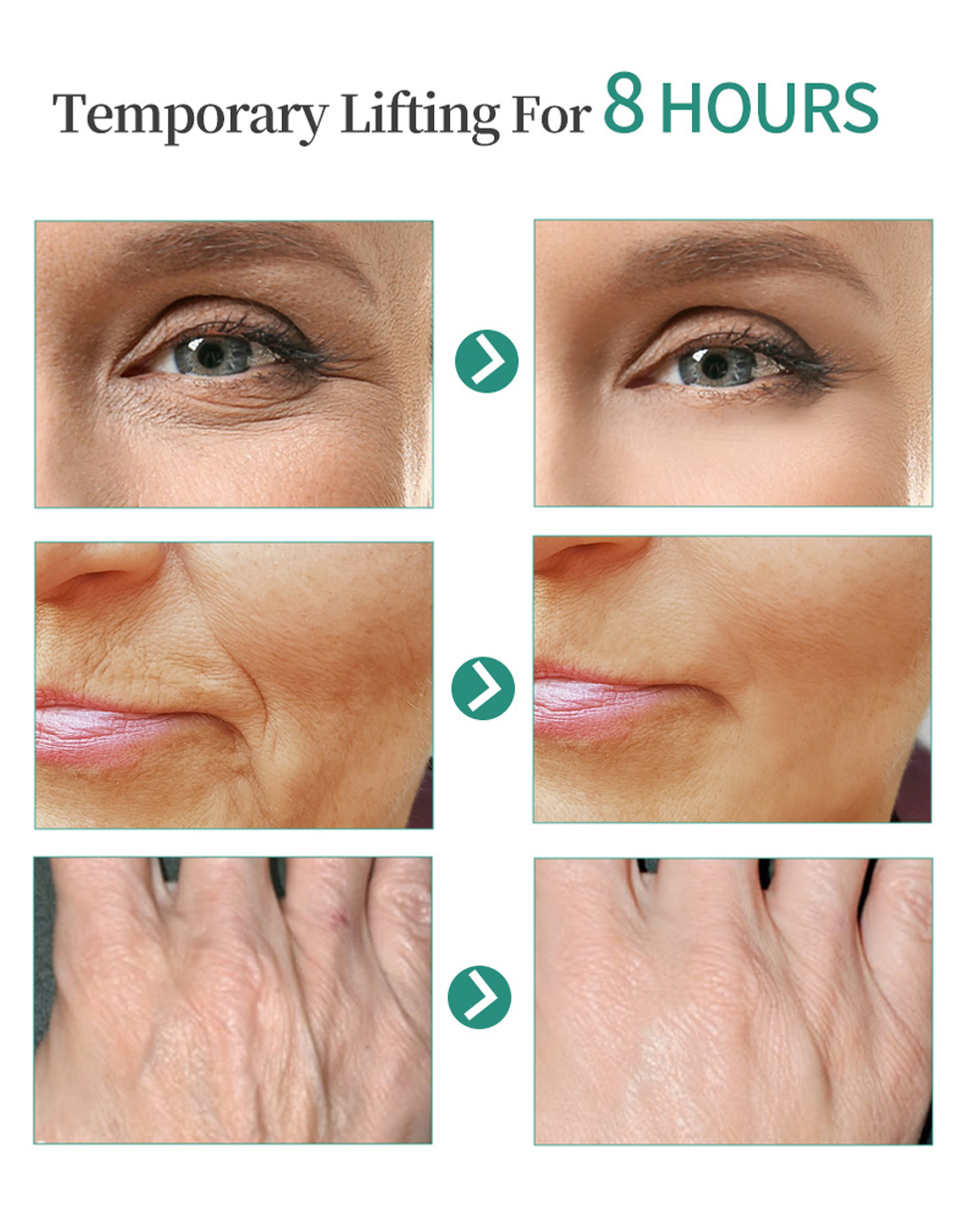 Jemeesen Retinol Lifting Firming Cream Remove Wrinkle Anti-Aging Fade Fine Lines Face Whitening Brighten Skin Beauty Health Care