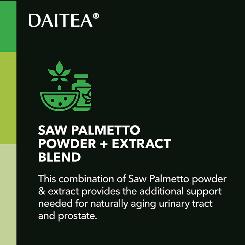 Saw Palmetto Supplement - Supports Prostate Health, Frequent Urination, Prevents Hair Loss, Pelvic Pain, and Bladder Disorders
