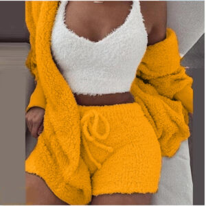 03 Pcs. Flattering Pajama Set