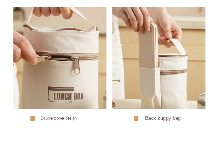 Portable insulated lunch lunch box