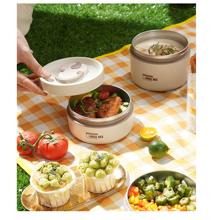 Portable insulated lunch lunch box