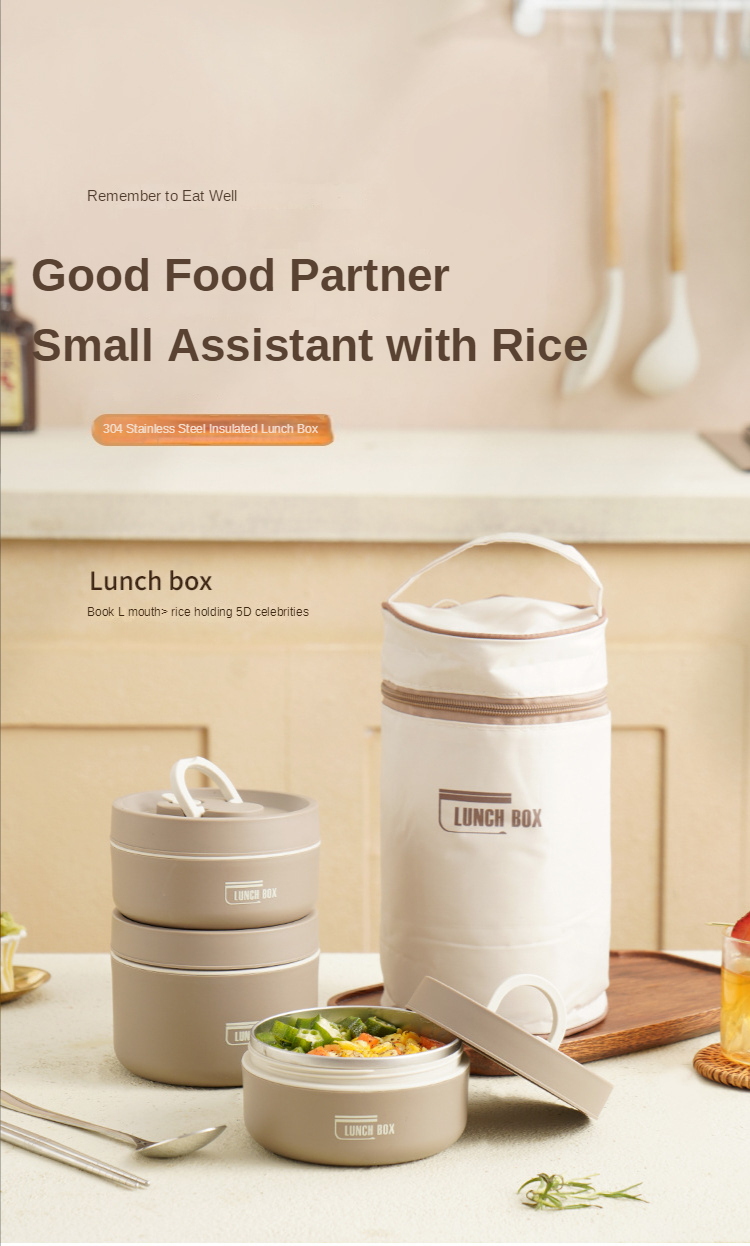 Portable insulated lunch lunch box