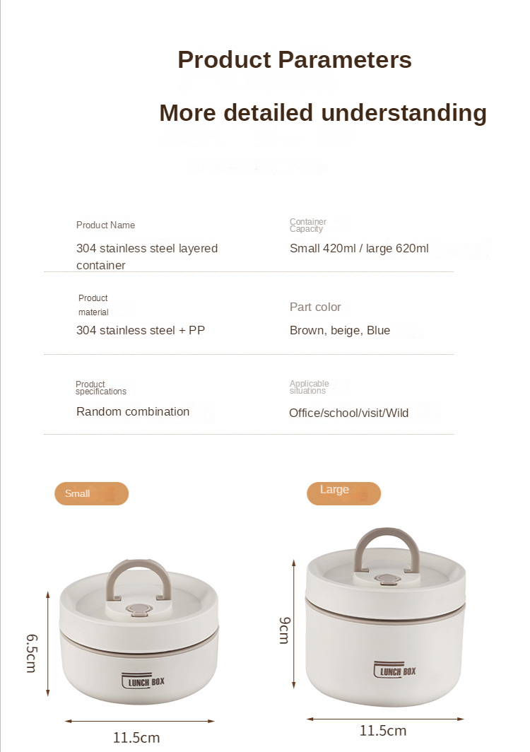Portable insulated lunch lunch box