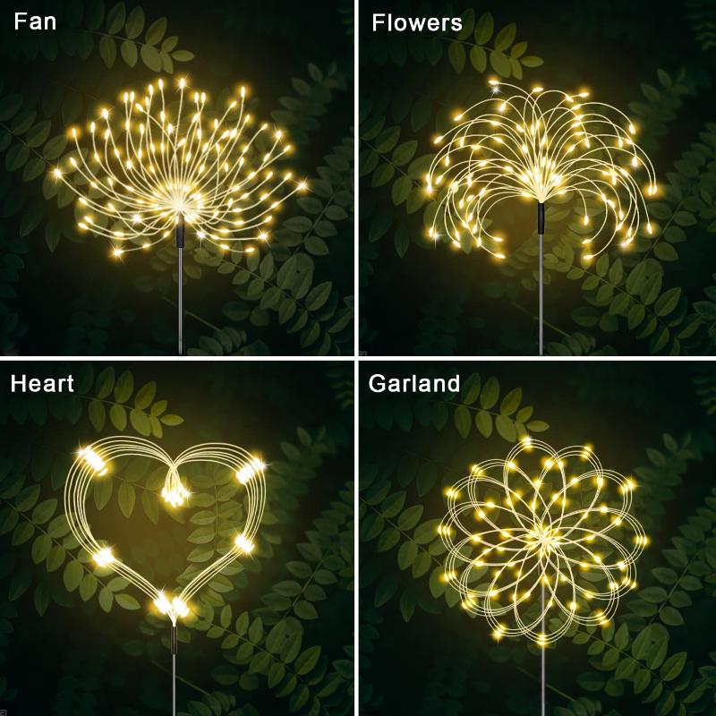Solar Fireworks Garden Lights