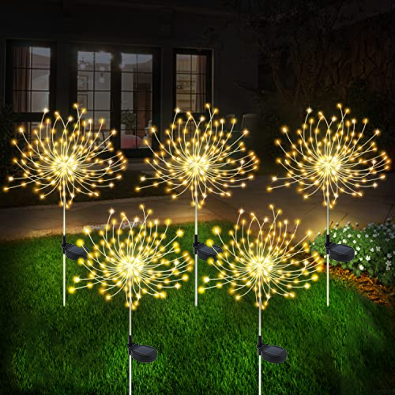 Solar Fireworks Garden Lights