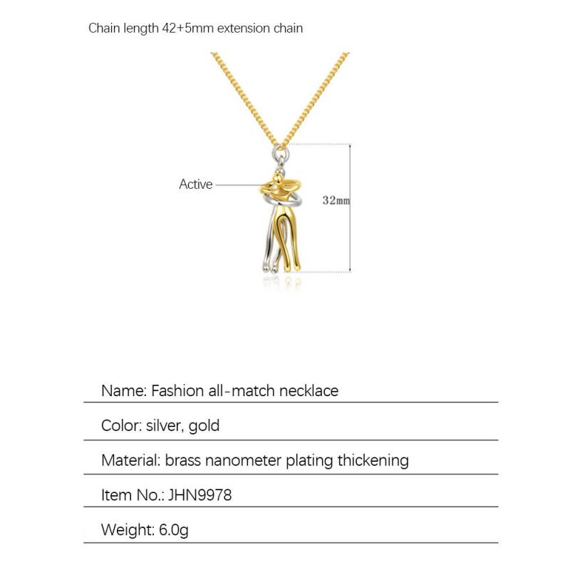 Abstract Lover Necklaces