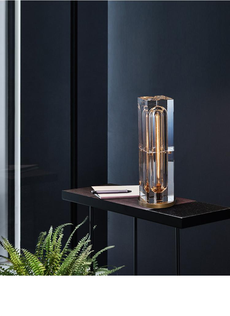 Nordic Luxury Crystal LED Desk Lights