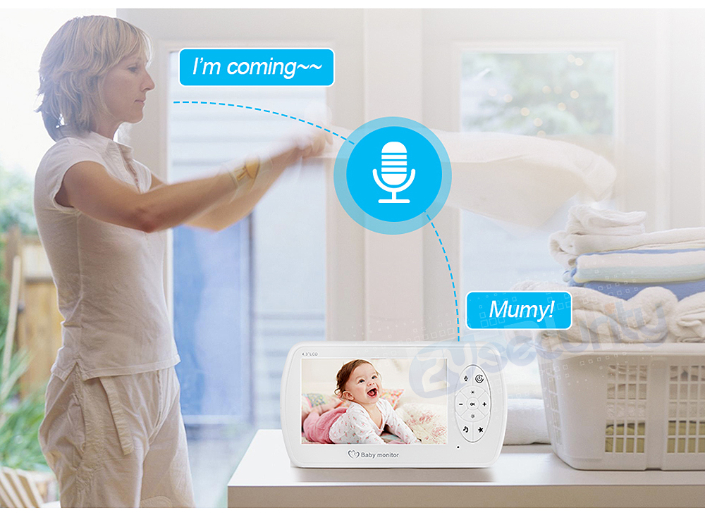 Wireless Color Baby Monitor Device