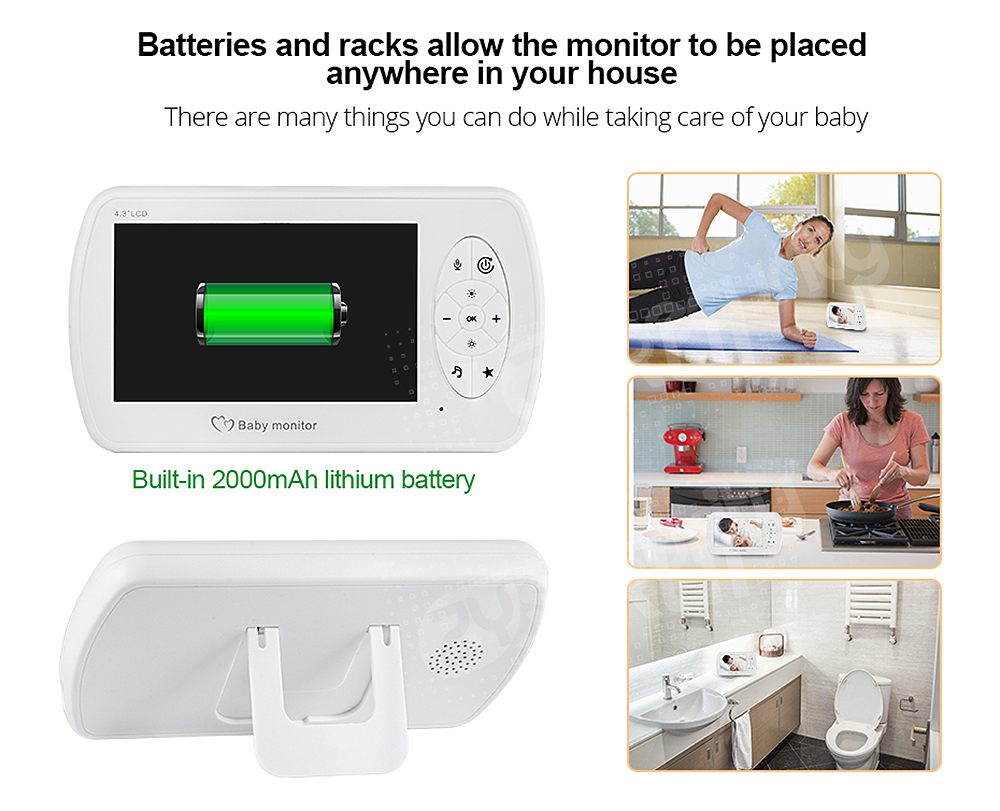 Wireless Color Baby Monitor Device