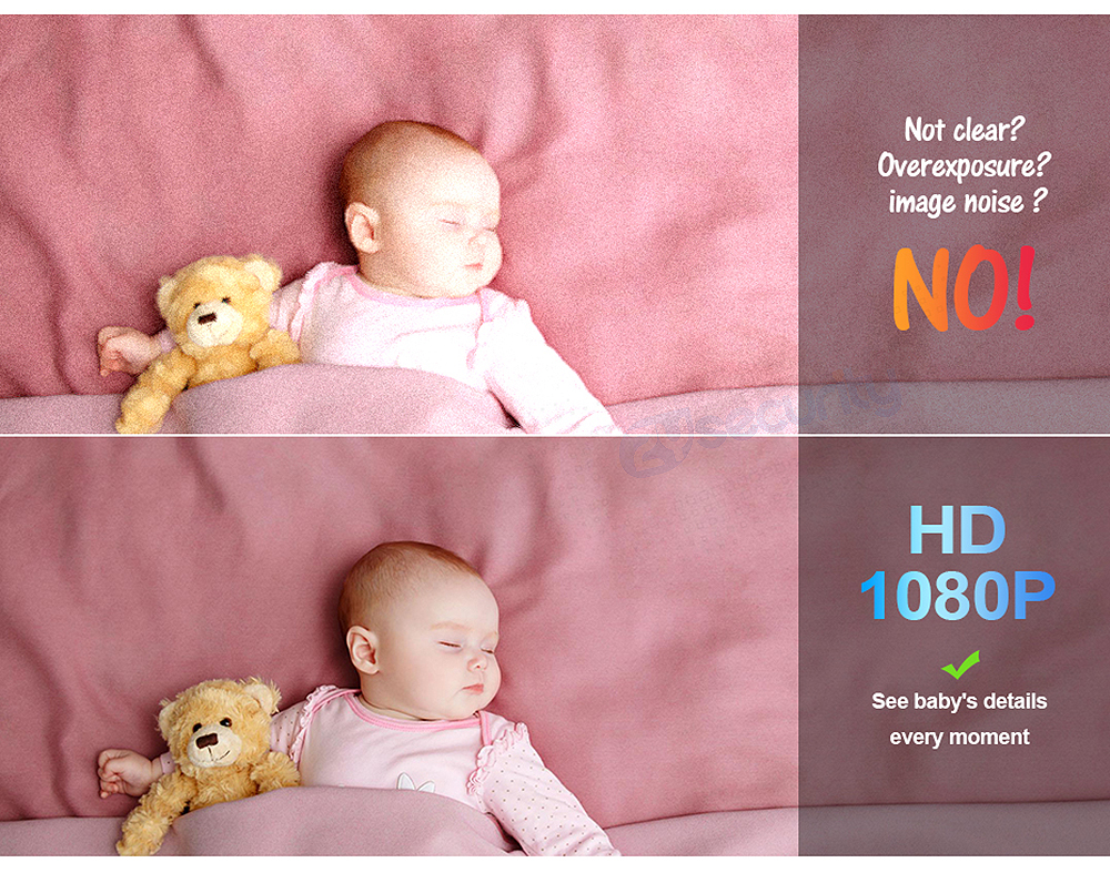 Wireless Color Baby Monitor Device