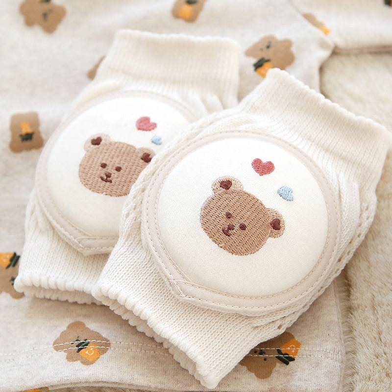 Baby Crawling Cotton Knee Pads