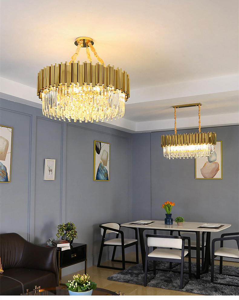 Suspended Modern Luxury Luminous Chandeller Lights