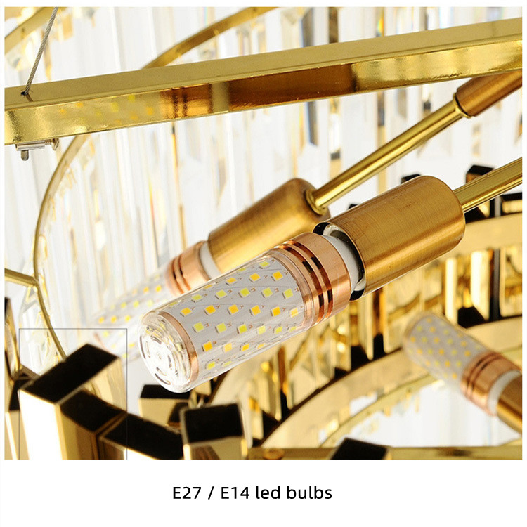 Suspended Modern Luxury Luminous Chandeller Lights