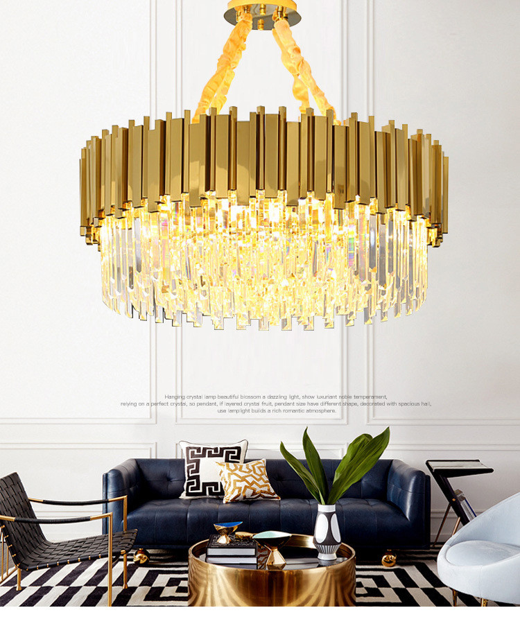 Suspended Modern Luxury Luminous Chandeller Lights