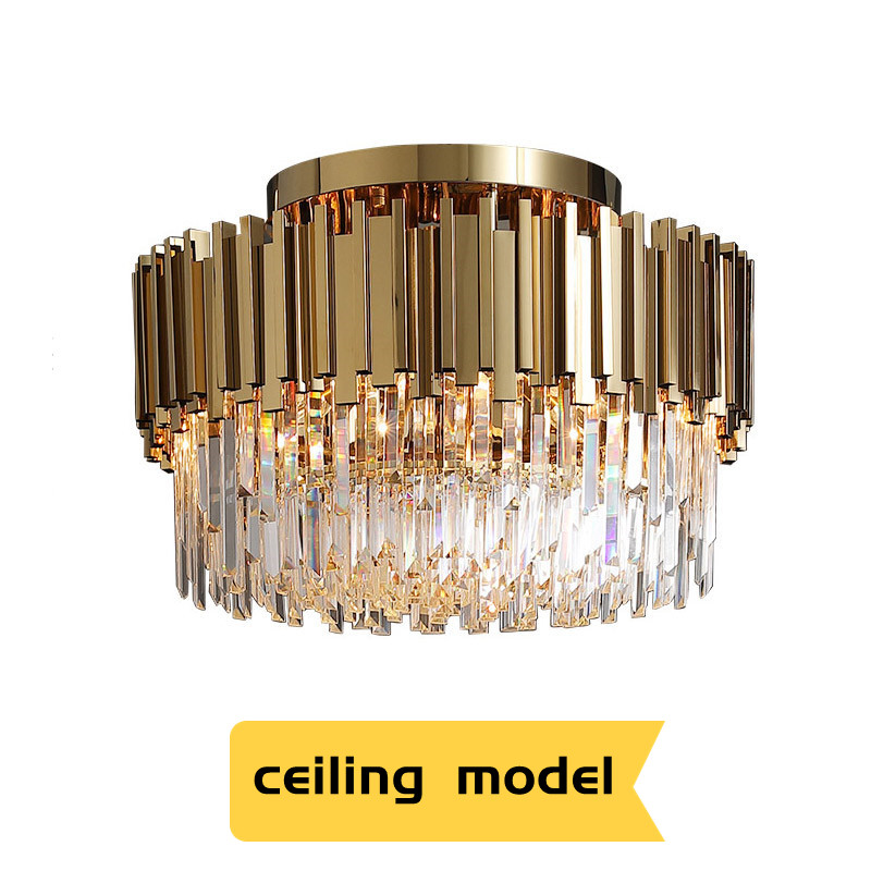 Suspended Modern Luxury Luminous Chandeller Lights