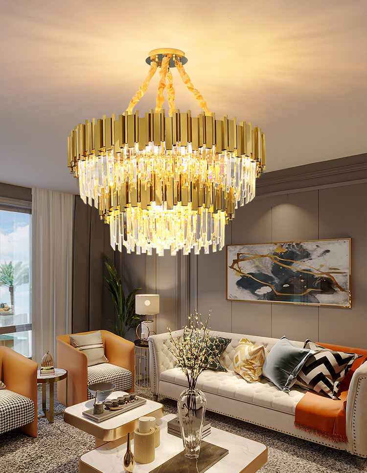 Suspended Modern Luxury Luminous Chandeller Lights