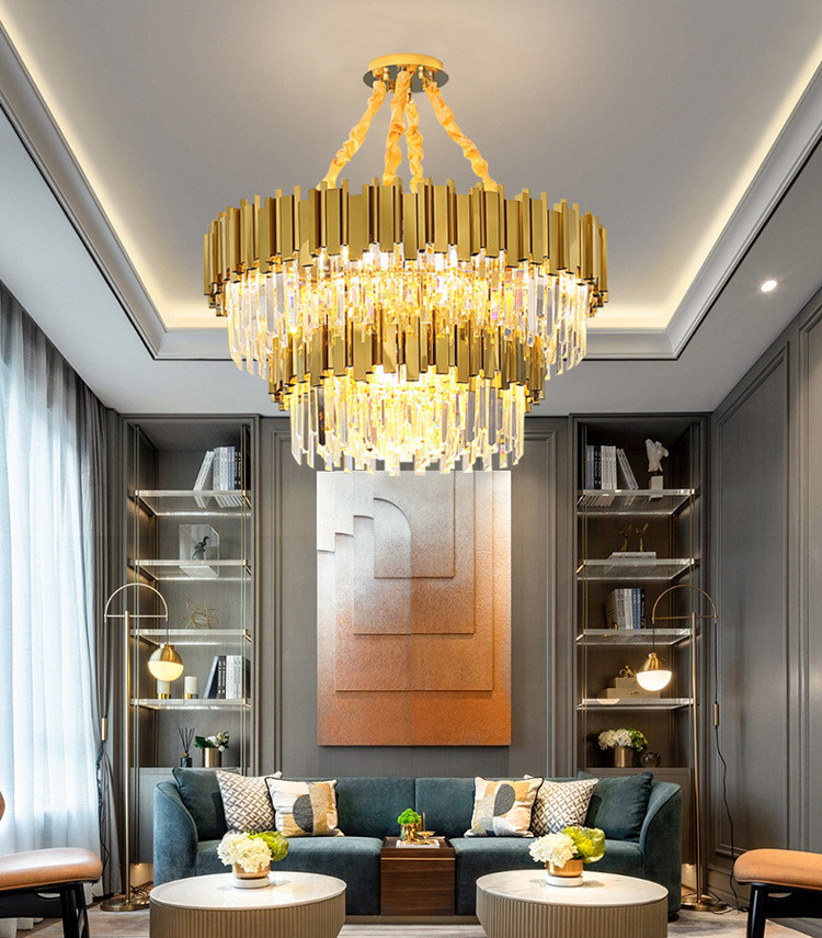 Suspended Modern Luxury Luminous Chandeller Lights
