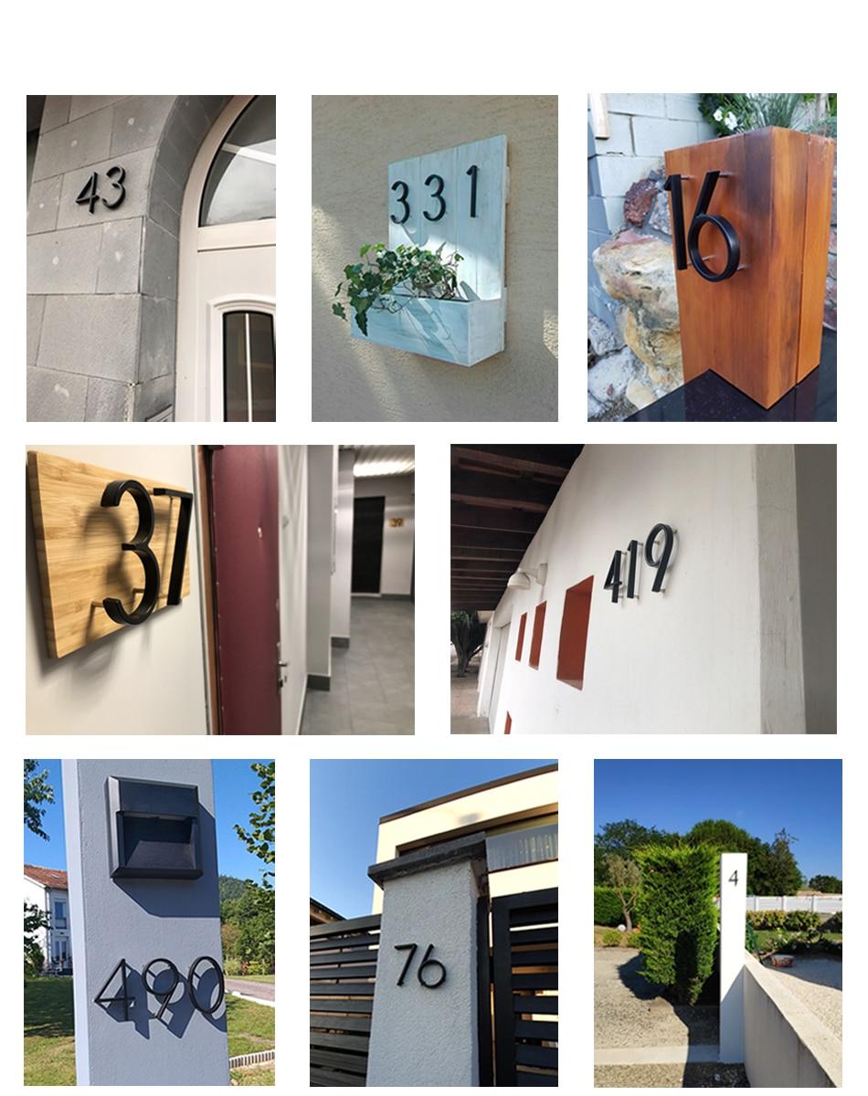 Wall Numbers Letters Signs