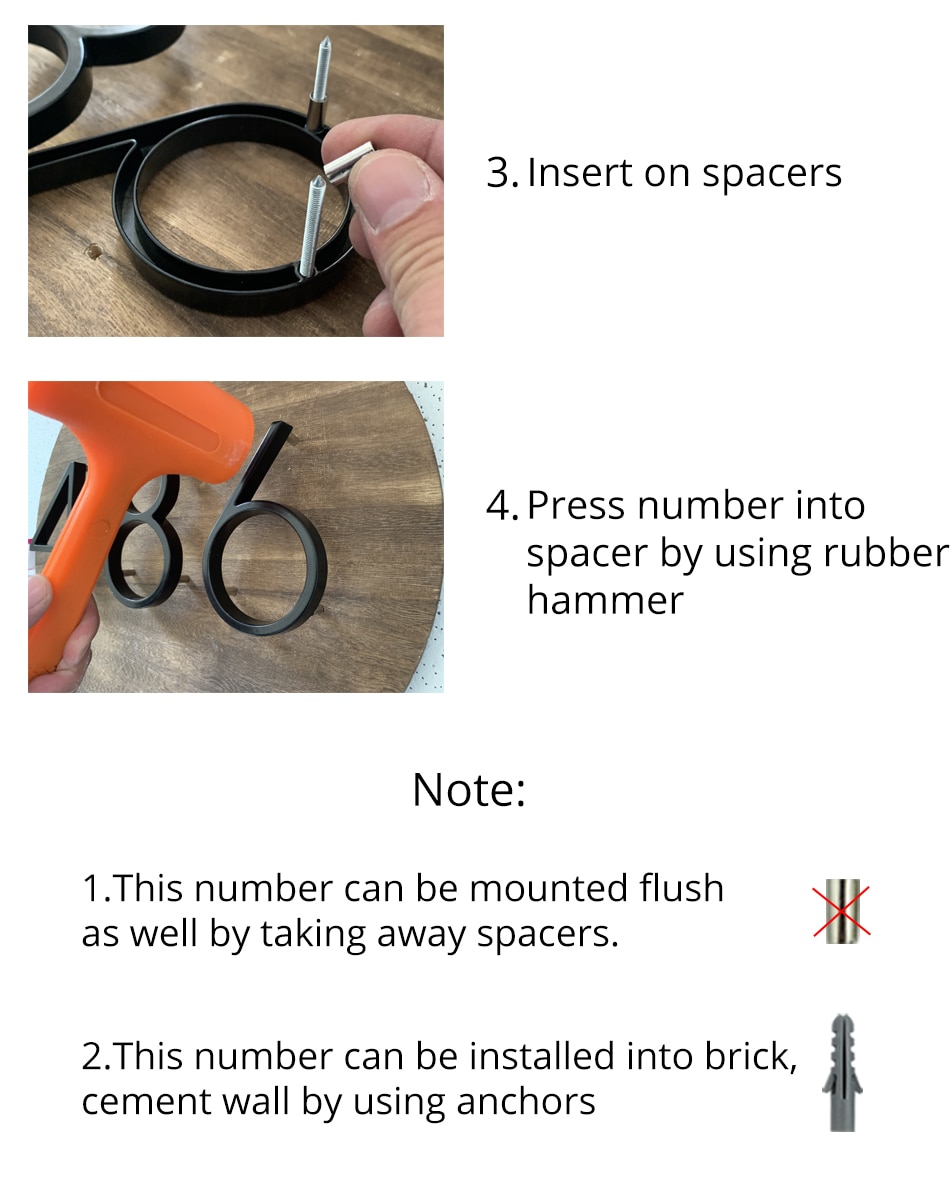 Wall Numbers Letters Signs