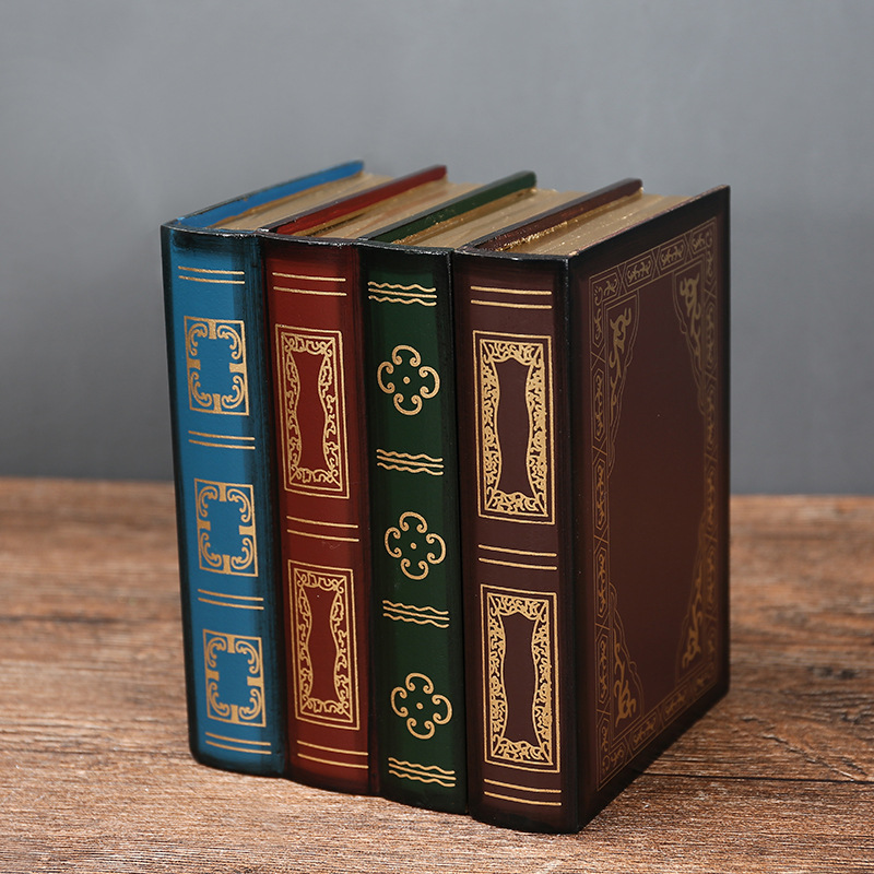 Mini Wood Decorative Books