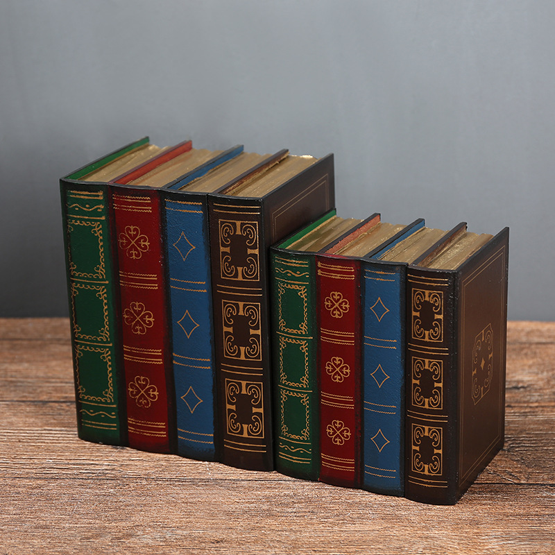 Mini Wood Decorative Books