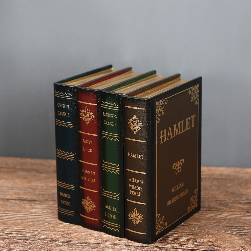 Mini Wood Decorative Books