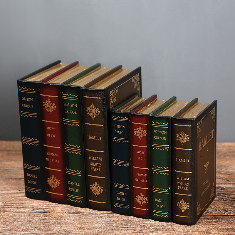 Mini Wood Decorative Books