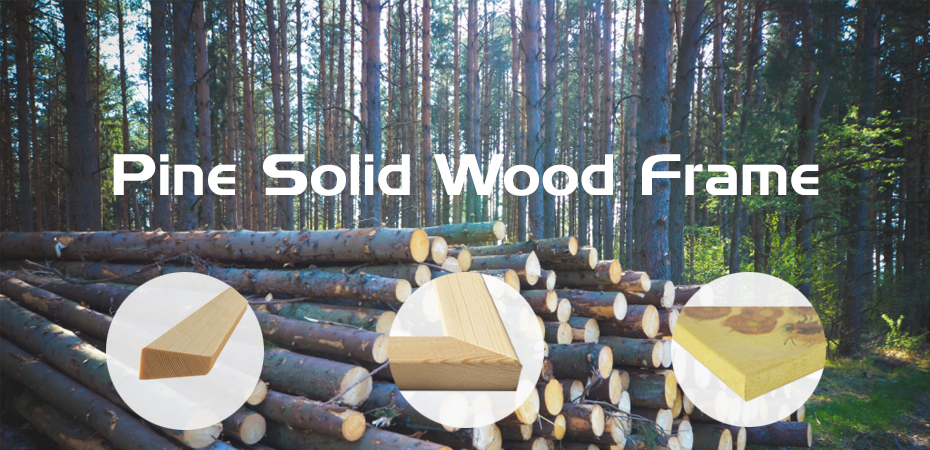 Solid Wood Canvas Picture Frames