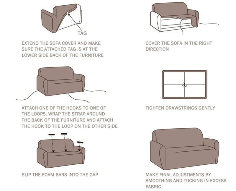 Stretch Elastic Sofa Slipcovers