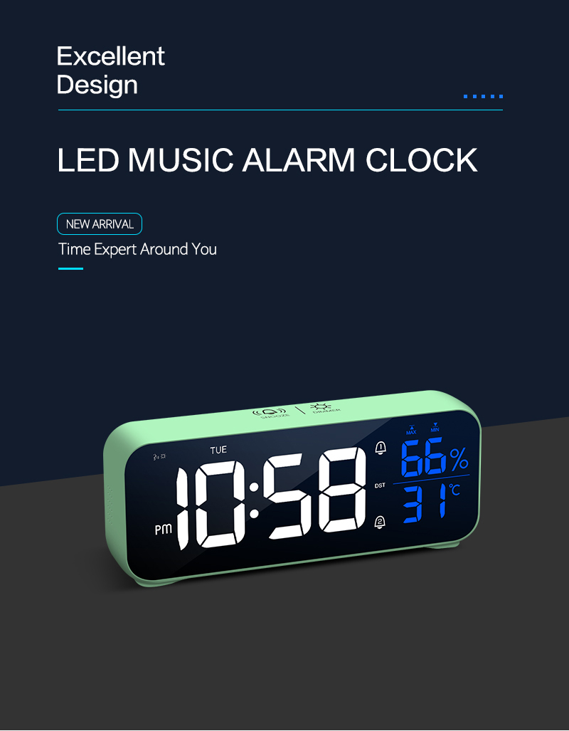 Music LED Digital Alarm Clock Music LED Digital Alarm Clock