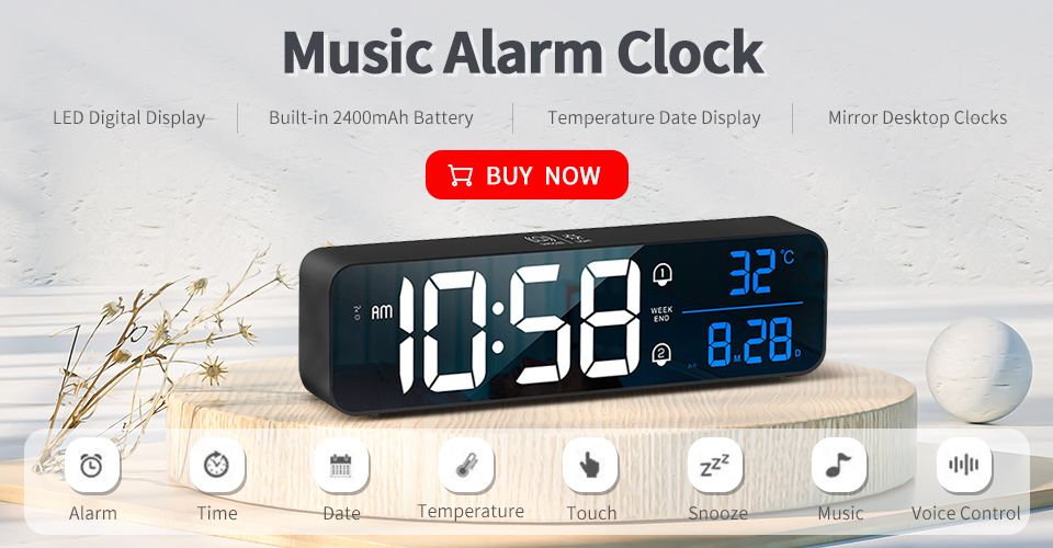 Music LED Digital Alarm Clock Music LED Digital Alarm Clock