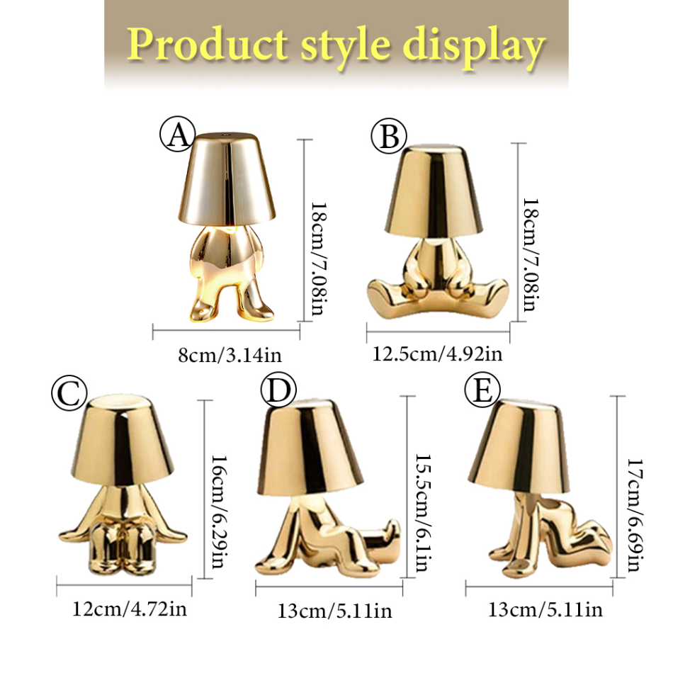 Touch Switch LED Bedside Lamp