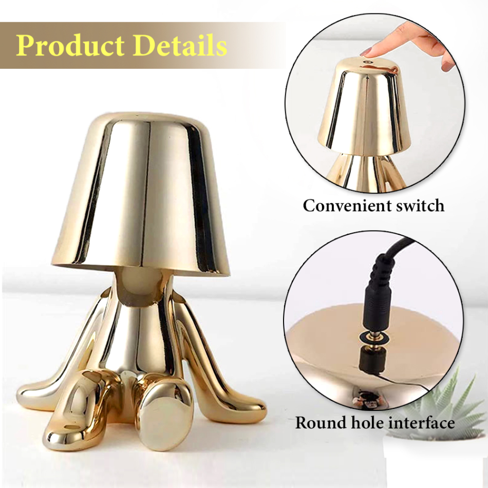 Touch Switch LED Bedside Lamp