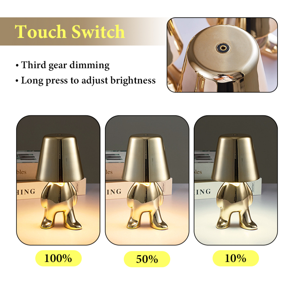Touch Switch LED Bedside Lamp