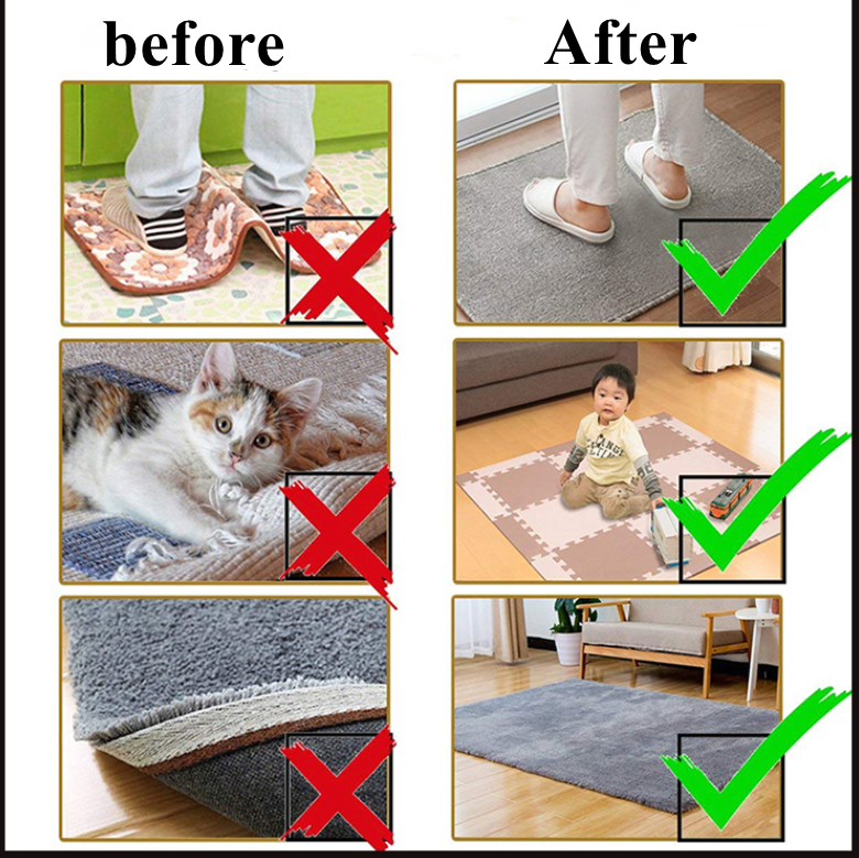 Washable Reusable Anti-skid Rug Gripper