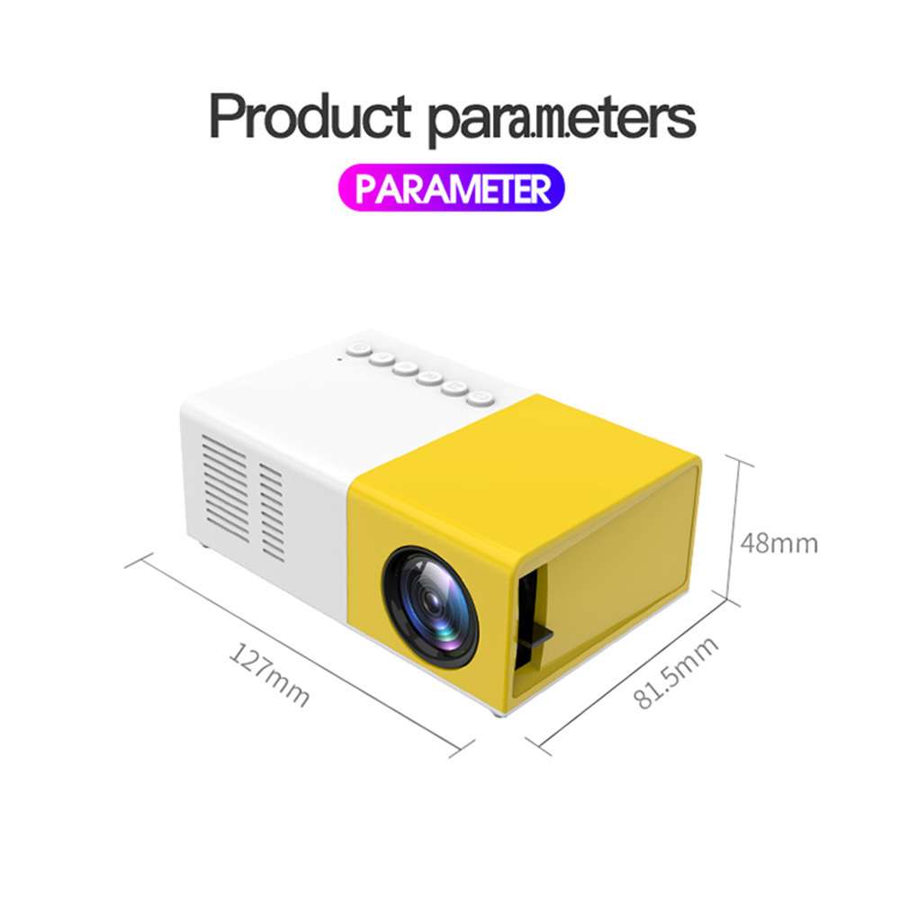 Mini Portable Audio Video Home Projector