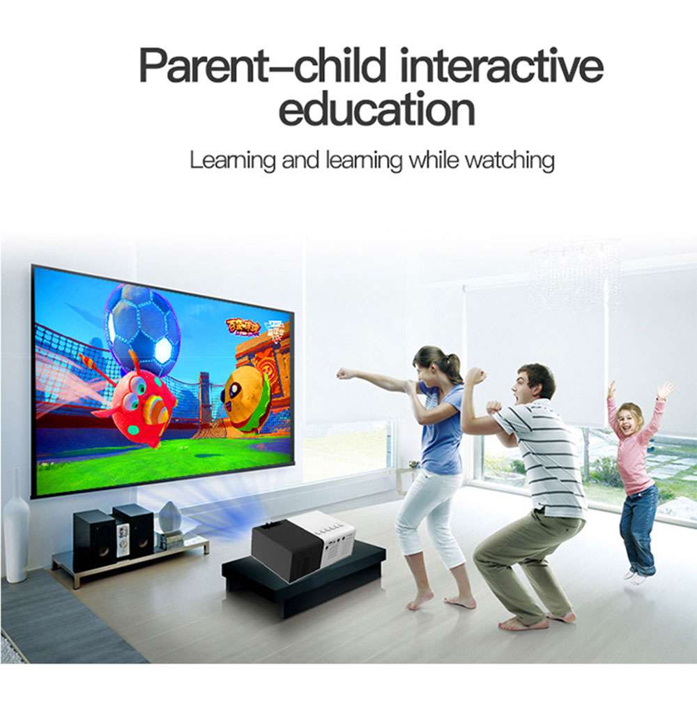 Mini Portable Audio Video Home Projector
