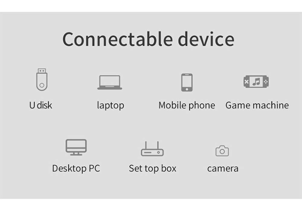 Mini Portable Audio Video Home Projector